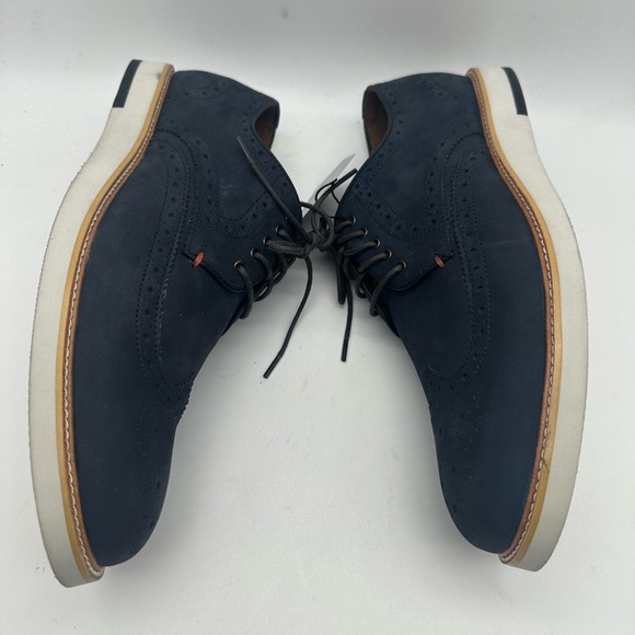 BRAND NEW Blake Mckay Carson Suede Oxfords Men's Size 10 M Blue - Picture 5 of 8